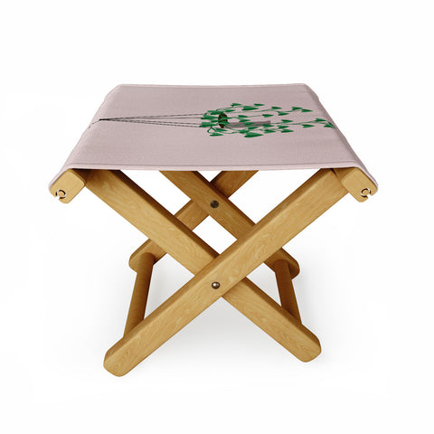 camilleallen hanging house plant Folding Stool