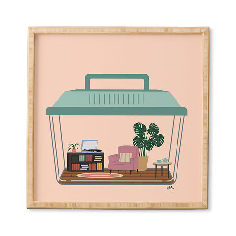 camilleallen hermit habitat Framed Wall Art