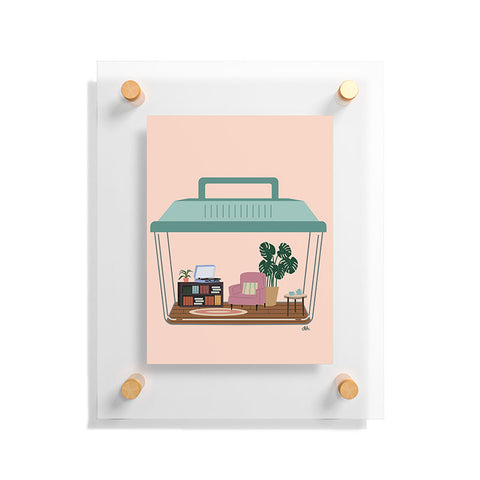 camilleallen hermit habitat Floating Acrylic Print