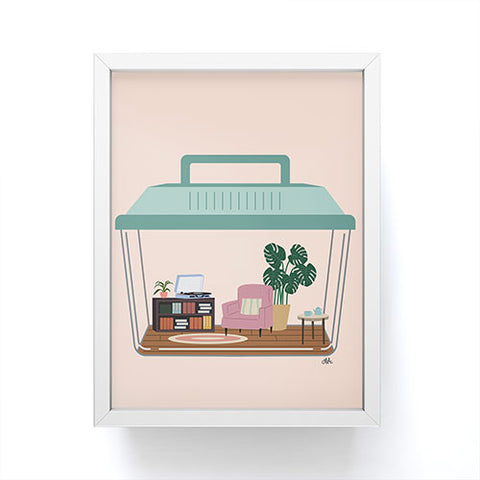 camilleallen hermit habitat Framed Mini Art Print