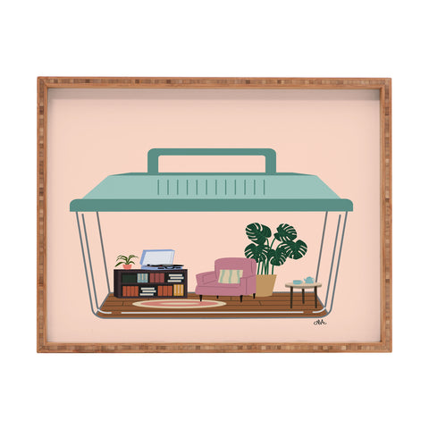 camilleallen hermit habitat Rectangular Tray