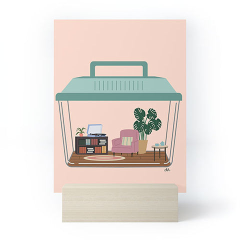 camilleallen hermit habitat Mini Art Print