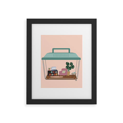 camilleallen hermit habitat Framed Art Print