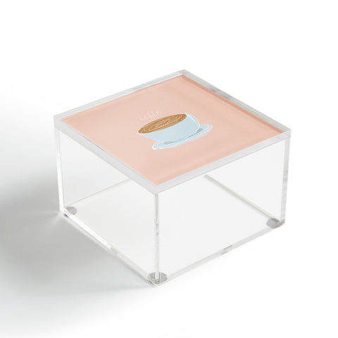 camilleallen Italian coffee sketch Acrylic Box