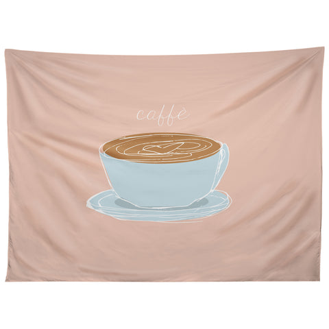 camilleallen Italian coffee sketch Tapestry