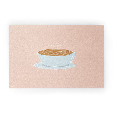 camilleallen Italian coffee sketch Welcome Mat