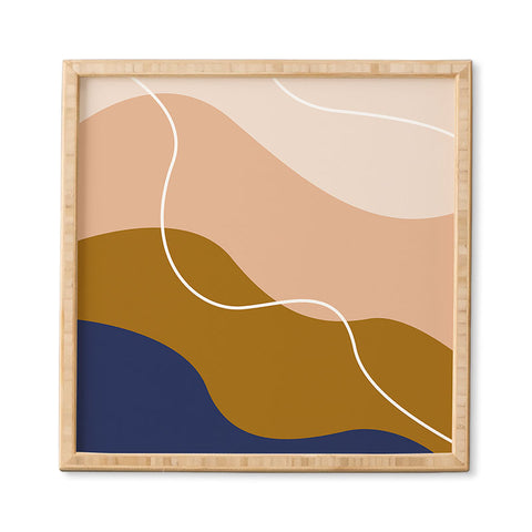 camilleallen modern chic pattern Framed Wall Art