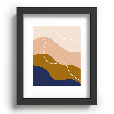 camilleallen modern chic pattern Recessed Framing Rectangle