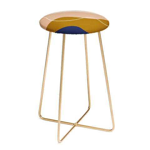 camilleallen modern chic pattern Counter Stool