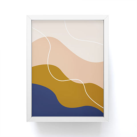 camilleallen modern chic pattern Framed Mini Art Print