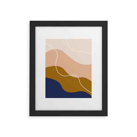 camilleallen modern chic pattern Framed Art Print