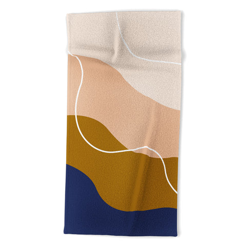 camilleallen modern chic pattern Beach Towel