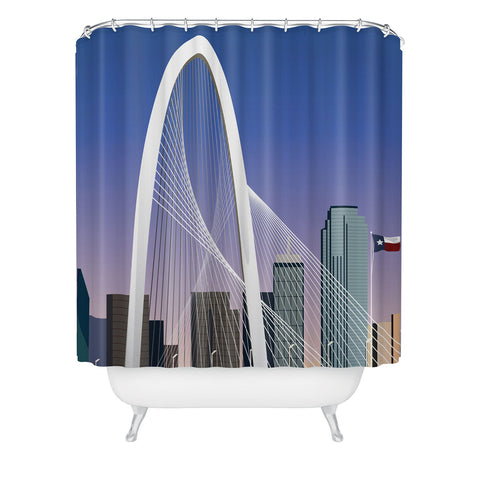 caravanstudiodesign Dallas texas Shower Curtain
