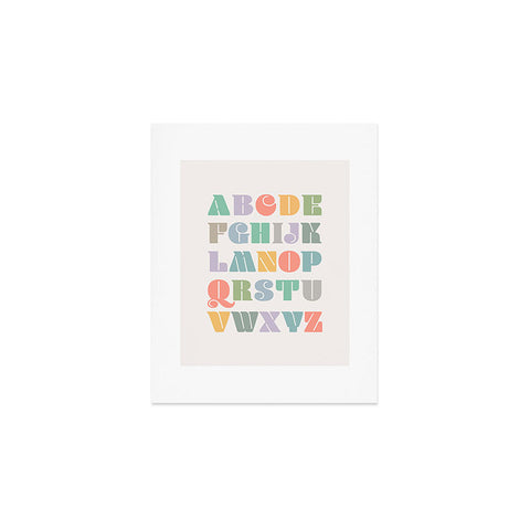 Carey Copeland ABCs Alphabet Art Print