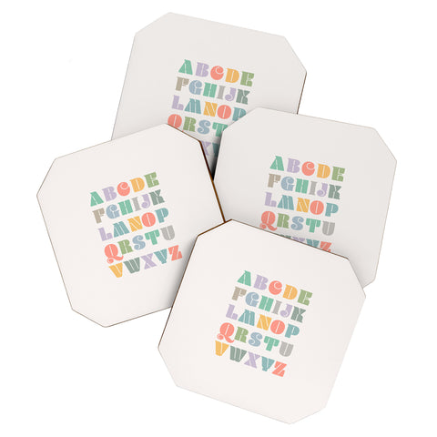 Carey Copeland ABCs Alphabet Coaster Set