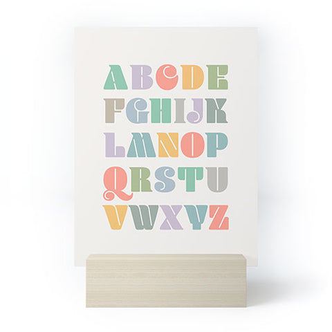 Carey Copeland ABCs Alphabet Mini Art Print
