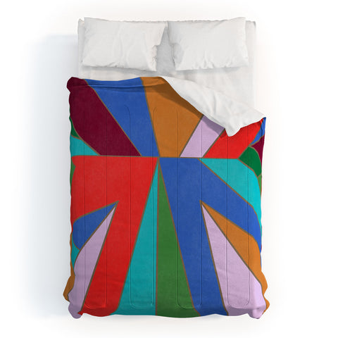 Carey Copeland Abstract Geometric Comforter