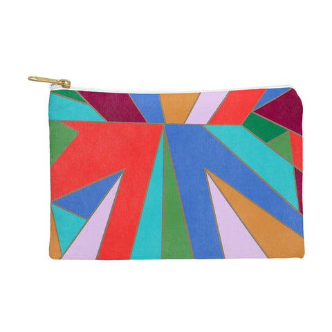 Carey Copeland Abstract Geometric Pouch