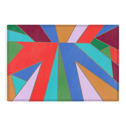 Carey Copeland Abstract Geometric Outdoor Rug