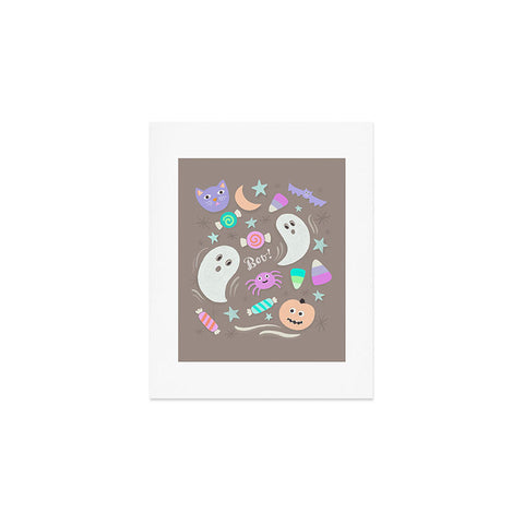 Carey Copeland Halloween in Pastels Art Print