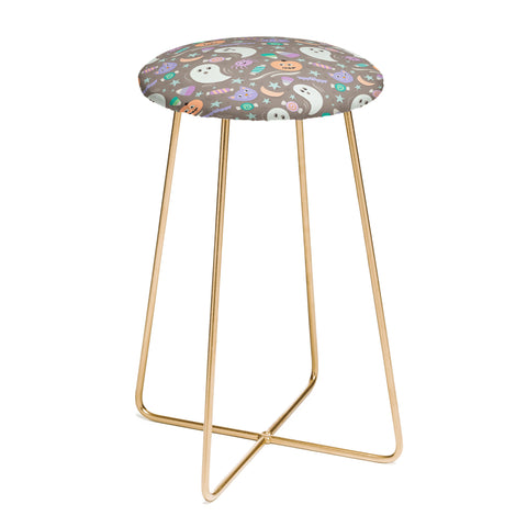 Carey Copeland Halloween in Pastels Counter Stool