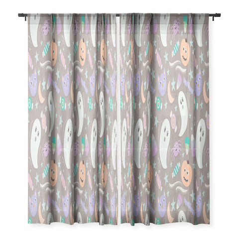 Carey Copeland Halloween in Pastels Sheer Non Repeat