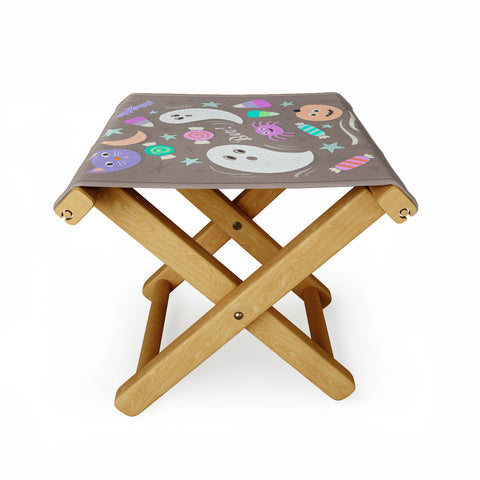 Carey Copeland Halloween in Pastels Folding Stool