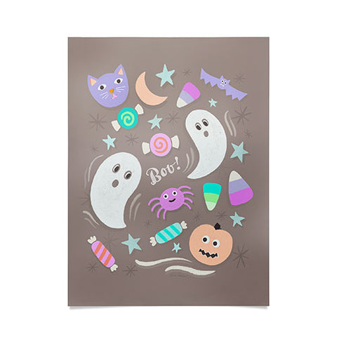 Carey Copeland Halloween in Pastels Poster