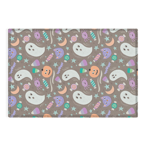 Carey Copeland Halloween in Pastels Outdoor Rug