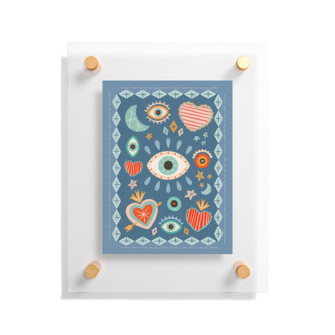 Carey Copeland Written in the Stars Milagros Floating Acrylic Print