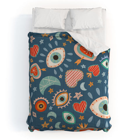 Carey Copeland Written in the Stars Milagros Comforter