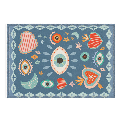 Carey Copeland Written in the Stars Milagros Outdoor Rug