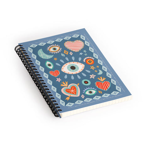 Carey Copeland Written in the Stars Milagros Spiral Notebook