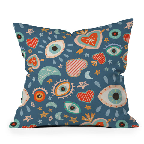 Carey Copeland Written in the Stars Milagros Throw Pillow