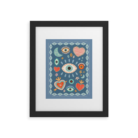 Carey Copeland Written in the Stars Milagros Framed Art Print