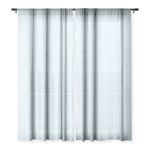Caroline Okun Keene Stripes Sheer Window Curtain