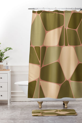 Caroline Okun Sierra Silicate Shower Curtain And Mat