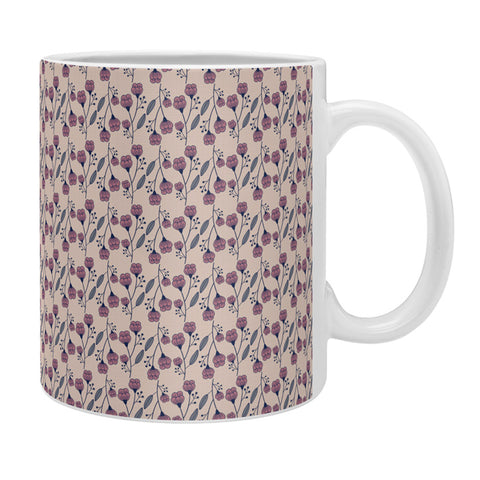 Caroline Okun Soft Vintage Blossoms Coffee Mug