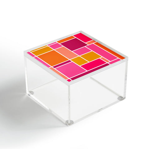 Caroline Okun Sunset Grid Acrylic Box