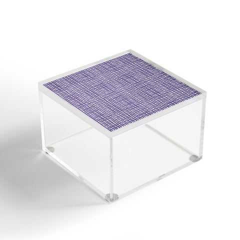 Caroline Okun Ultra Violet Weave Acrylic Box