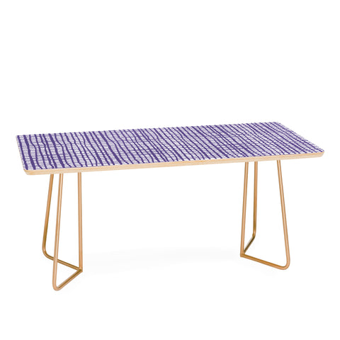 Caroline Okun Ultra Violet Weave Coffee Table