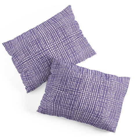Caroline Okun Ultra Violet Weave Pillow Shams