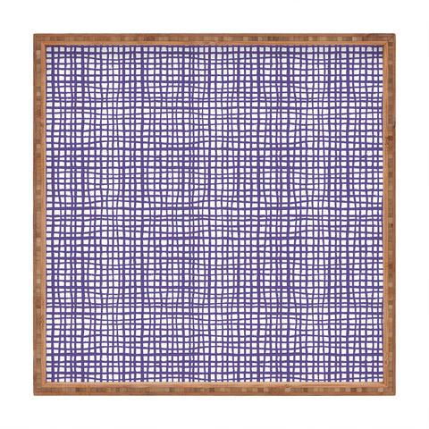 Caroline Okun Ultra Violet Weave Square Tray