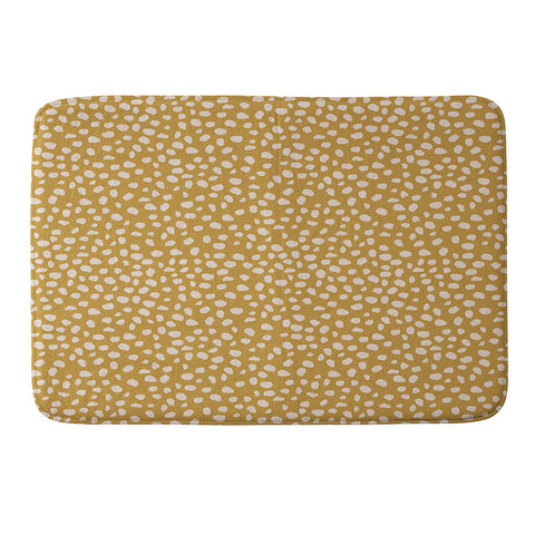 CASCINO LAB Jaguar Yellow Memory Foam Bath Mat