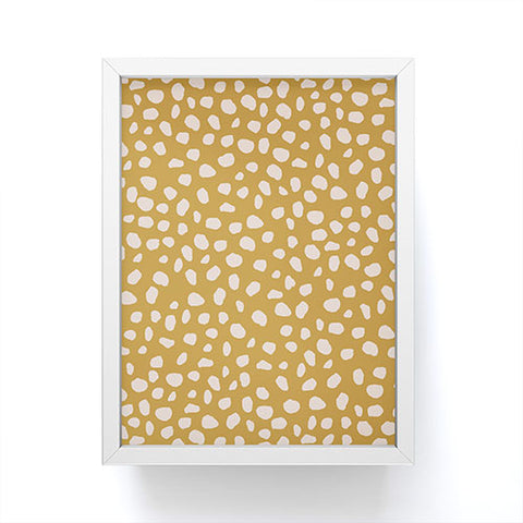 CASCINO LAB Jaguar Yellow Framed Mini Art Print