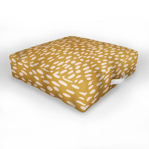 CASCINO LAB Jaguar Yellow Outdoor Floor Cushion