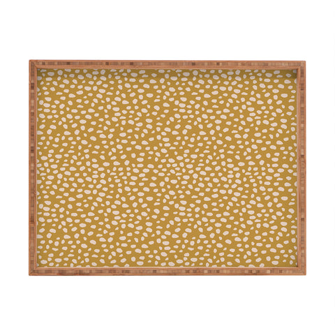CASCINO LAB Jaguar Yellow Rectangular Tray