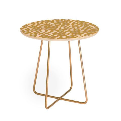 CASCINO LAB Jaguar Yellow Round Side Table