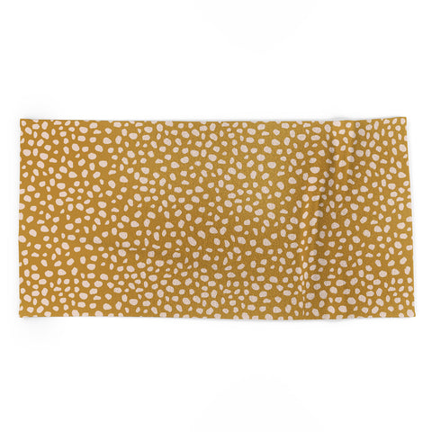 CASCINO LAB Jaguar Yellow Beach Towel