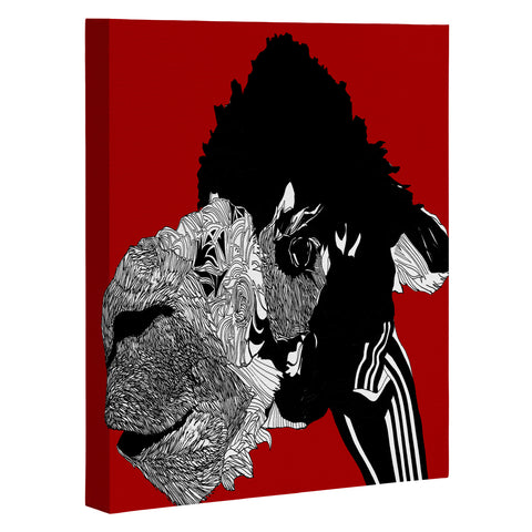 Casey Rogers Alpaca Art Canvas